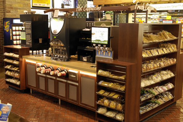 Let us assist you in selecting the best coffee equipment and custom counters for your c-store coffee sales area.